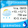 GISMETEO: Погода по г. Тронхейм