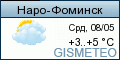 GISMETEO: Погода по г. Наро-Фоминск