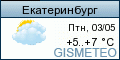 GISMETEO: Погода по г. Екатеринбург
