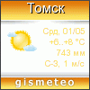 GISMETEO: Погода по г. Томск