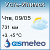 GISMETEO: Погода по г. Усть-Илимск