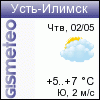 GISMETEO: Погода по г. Усть-Илимск