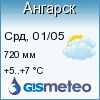 GISMETEO: Погода по г. Ангарск