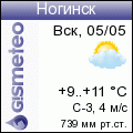 GISMETEO: Погода по г. Ногинск