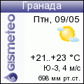 GISMETEO: Погода по г. Гранада
