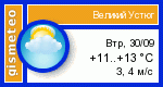 GISMETEO: Погода по г. Великий Устюг