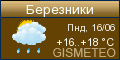 GISMETEO: Погода по г. Березники