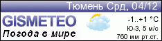 ФОБОС: погода в г. Тюмень