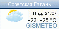GISMETEO.RU: погода в г. Советск.Гавань