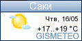 GISMETEO.RU: Погода в г. Саки