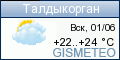 GISMETEO: Погода по г. Талды-Корган
