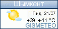GISMETEO.RU: погода в г. Шымкент