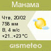 GISMETEO: Погода по г. Манама