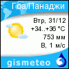 GISMETEO: Погода по г. Гоа