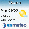 GISMETEO.RU: погода - Осака