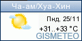 GISMETEO: Погода по г. Ча-ам/Хуа-Хин