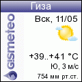 GISMETEO: Погода по г. Гиза