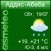 GISMETEO.RU: погода в г. Аддис-Абеба