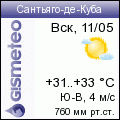 GISMETEO: Погода по г. Сантьяго-Де-Куба