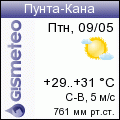 GISMETEO: Погода по г. Пунта Кана