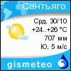 GISMETEO: Погода по г. Сантьяго (Чили)