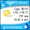 GISMETEO: Погода по г. Пуэрто-Монт