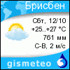 GISMETEO: Погода по г. Брисбен