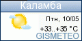 GISMETEO.RU: погода в г. Каламба
