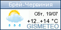 GISMETEO.RU: погода в г. Червиния