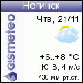 GISMETEO: Погода по г. Ногинск