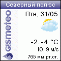 GISMETEO: Погода по г.Северный полюс