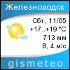 GISMETEO: Погода по г.Железноводск