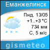 GISMETEO: Погода по г.Еманжелинск
