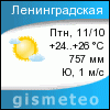 GISMETEO: Погода по г.Ленинградская