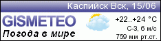 GISMETEO: Погода по г.Каспийск