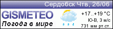 GISMETEO: Погода по г.Сердобск
