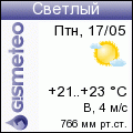 GISMETEO: Погода по г.Светлый (Калинингр.)