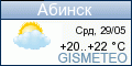 GISMETEO: Погода по г.Абинск