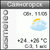 GISMETEO: Погода по г.Саяногорск