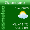 GISMETEO: Погода по г.Одинцово