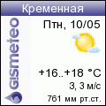 GISMETEO: Погода по г.Кременная