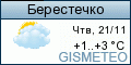 GISMETEO: Погода по г.Берестечко