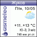 GISMETEO: Погода по г.Жуков