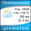 GISMETEO: Погода в Платнировской