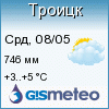 GISMETEO: Погода по г.Троицк (Моск.)