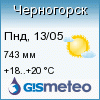 GISMETEO: Погода по г.Черногорск