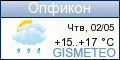 GISMETEO.RU: погода в г. Опфикон