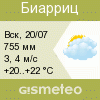 GISMETEO: Погода по г.Биарриц GISMETEO: Погода по г.Биарриц