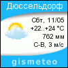 GISMETEO: Погода по г.Дюссельдорф