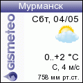 GISMETEO: Погода по г.Мурманск